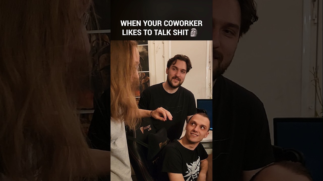 When your coworker talks a bit too much... 