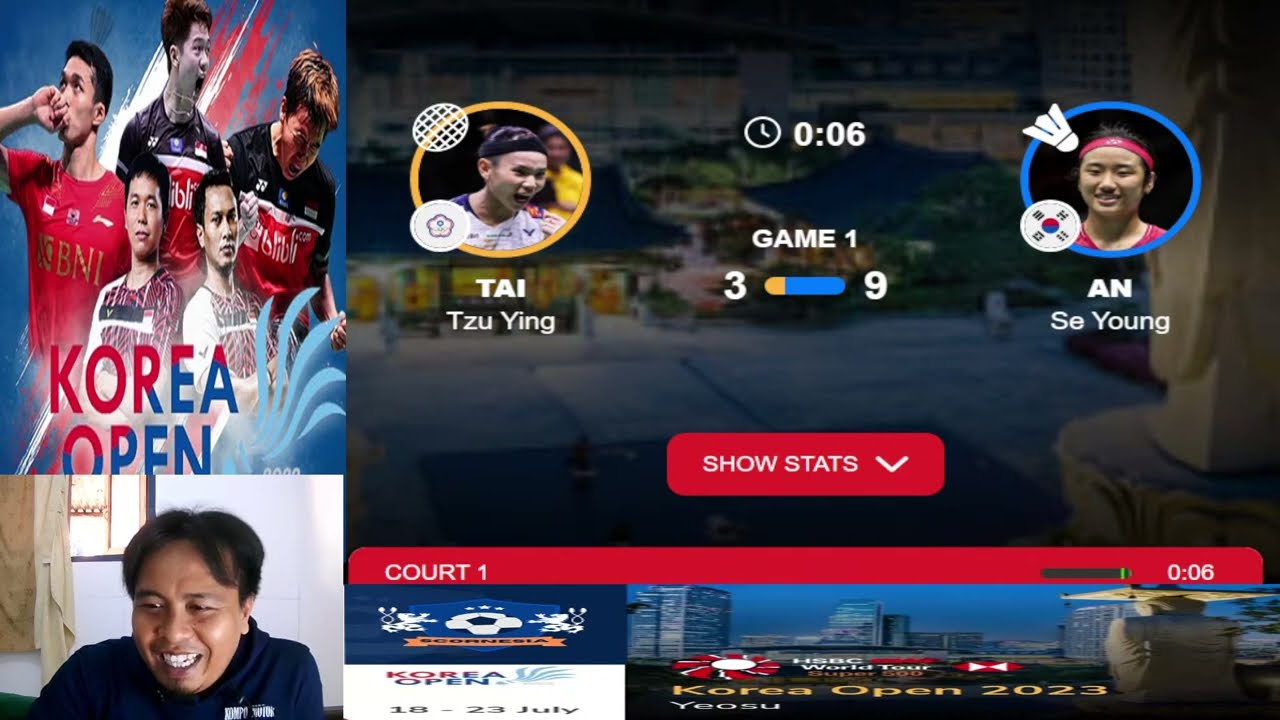 🔴LIVE Fajar/Rian (INA) vs Rankireddy/Shetty (IND) I Korea Open 2023