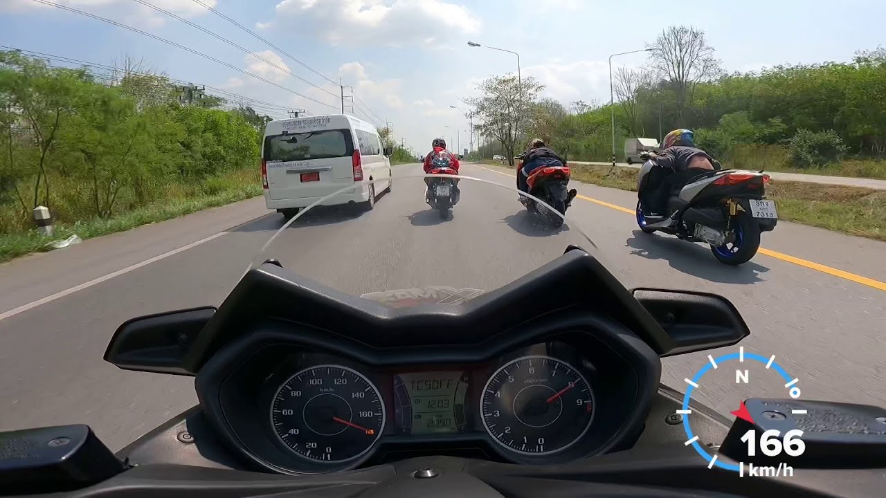 Xmax 300 ขี่ไปสวนละไมทริปนี้มีแต่หมอบ