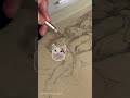 Cherub and Butterfly STICKER EDITION Time-Lapse Drawing Process of Angel