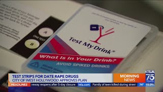 West Hollywood approves plan to distribute test kits for date-rape drugs