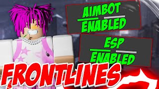 OP FRONTLINES Script PASTEBIN 2023 | Silent Aim, Wall ESP, Fast Speed,  & More
