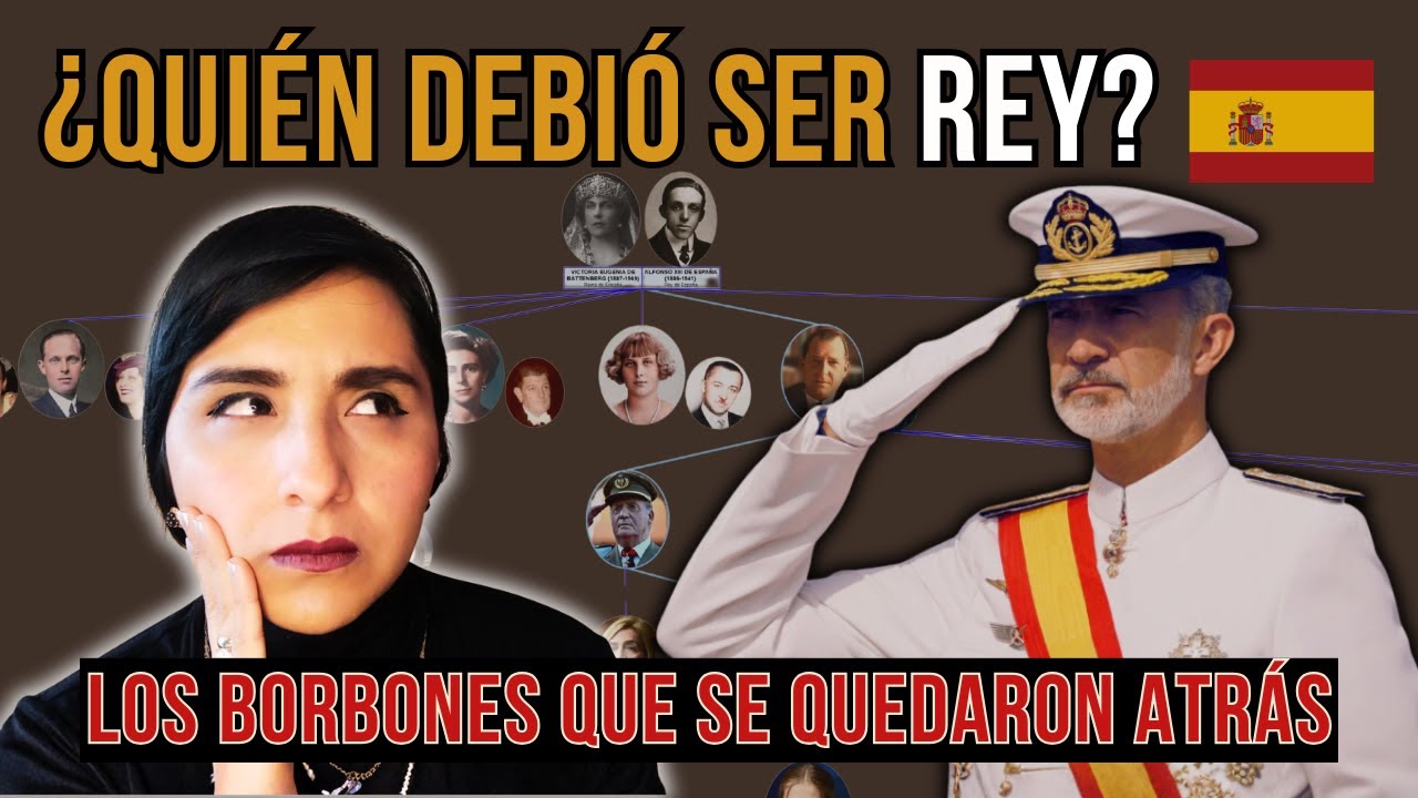 👑¿Cómo terminó FELIPE VI en el trono? | Árbol Genealógico de los Borbón 🌳