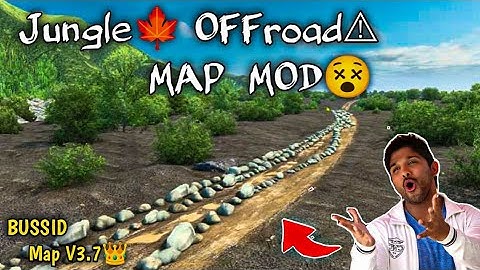 Bussid map mod V3.7_ Download Full Detail Jungle🌴 Offroad map mod for bus simulator and Indonesia🚐🚐