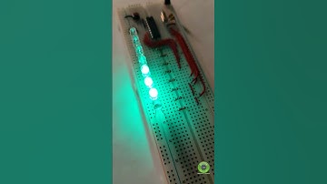 LUCES EFECTO AUTO FANTASTICO CON PIC16F628A - LED CYAN