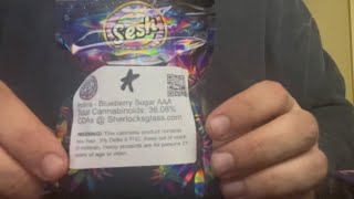 Sherlocks Glass THCA Review | Blueberry Sugar 🫐 AAA Exotic Living Soil 