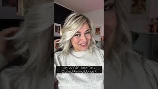 2 parrucche sintetiche piastrabili in CRUSHED ALMOND BLONDE R by #belletress QUALE PREFERISCI?