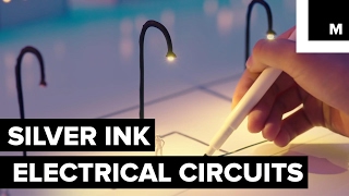 Silver ink pen can draw electrical circuits