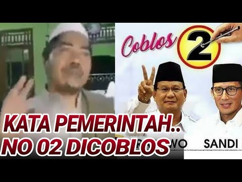 NURUT PEMERINTAH COBLOS NOMOR 02 TUTORIAL PILPRES 2019 PENDUKUNG