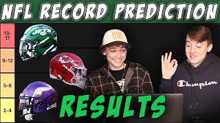 Reacting to Our NFL Record Predictions Tier List from Week 1