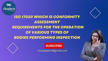 ISO 17020 which is Conformity assessment — Requirements