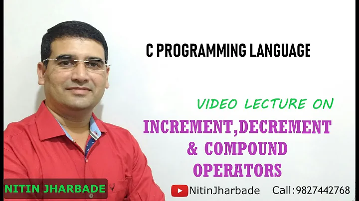 Increment / Decrement and Compound Operators