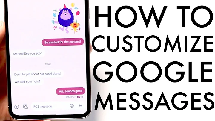 How To Customize Google Messages! (2024)