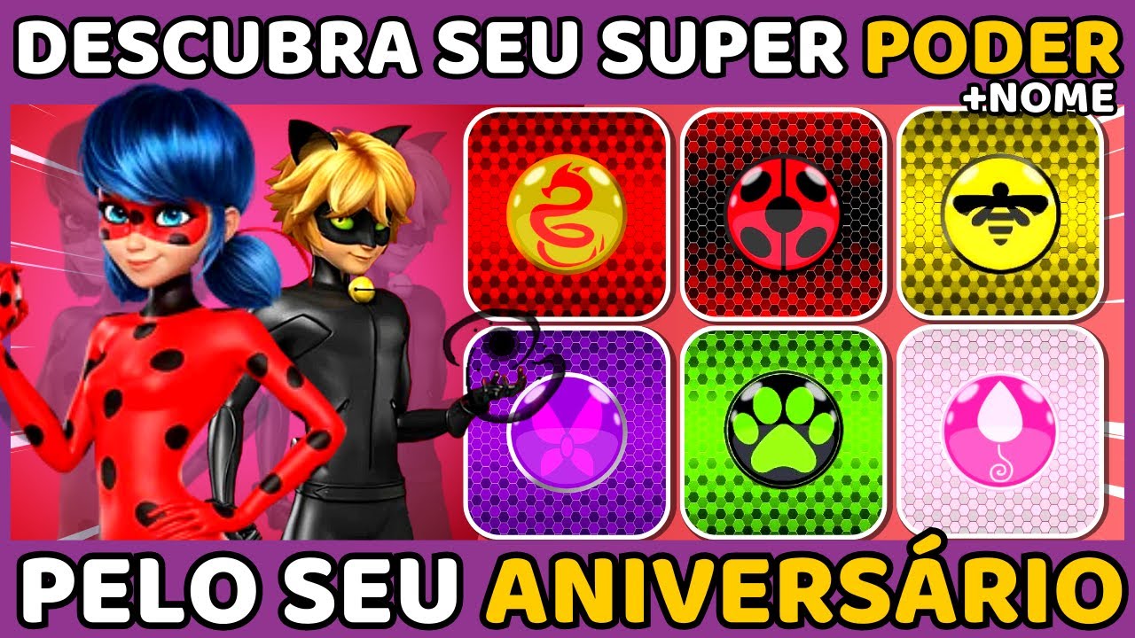 Responda A Essas Perguntas De Miraculous: As Aventuras De Ladybug Para  Saber A Sua Idade! - DiggFun