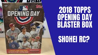 Shohei Ohtani Rookie Hunt - 2018 Topps Opening Day Blaster Box