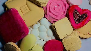 Extremely Soft ,Dusty Colorfull vibrant dyed Gym Chalk Crush 🩷❤️💛🧡🤍 | Asmr | Oddlysatisfying ❤️‍🔥 screenshot 1