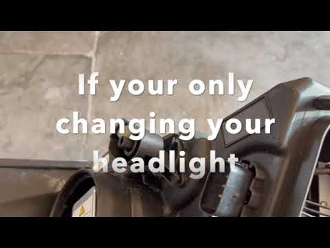 2015–2017 Mustang headlight and HID bulb removal
