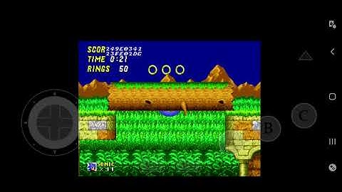 Messing around with cheats n Debug mode in Sonic 2