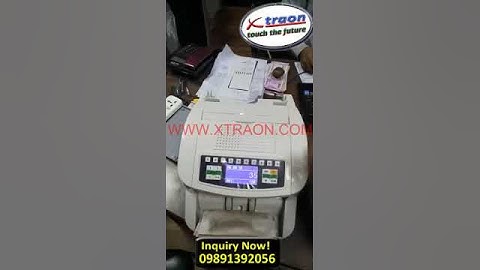 Loose Note Counting Machine with Fake Note Detection || Whatsapp Video