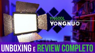 UNBOXING e REVIEW do YN 600 L | YONGNUO | Maisvideomundo #104