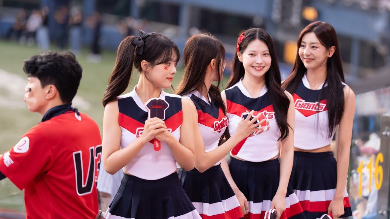 롯데자이언츠 치어리더 응원 스케치 250902