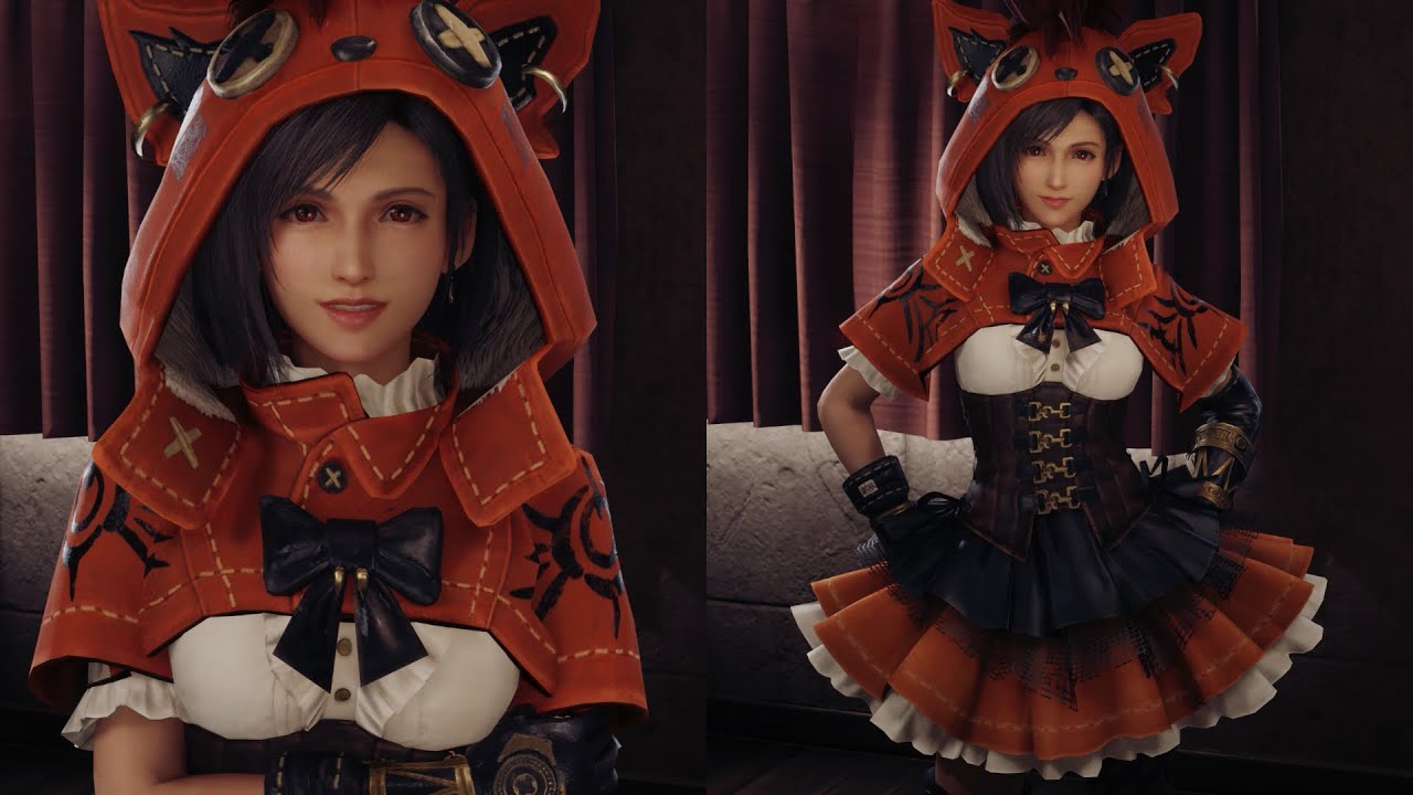 Tifa Wears Yuffie's Nanaki Mantle Outfit (Japanese) | Final