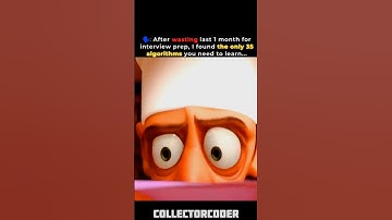 🚀 Stop Wasting Time! Just Learn These 35 Algorithms  #shorts #dsa #jobpreparation