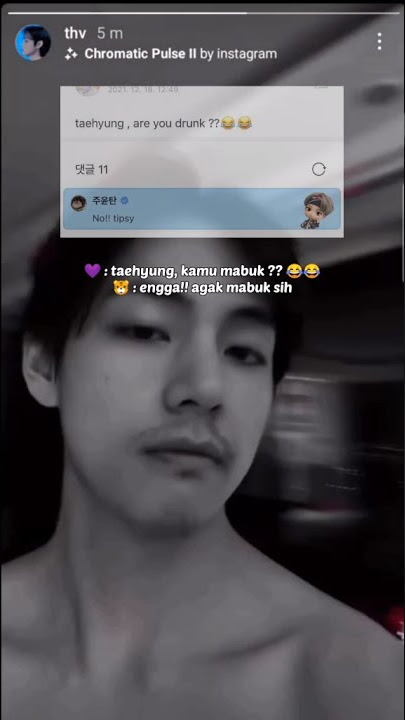 Taehyung mabuk 😱🔥🔥