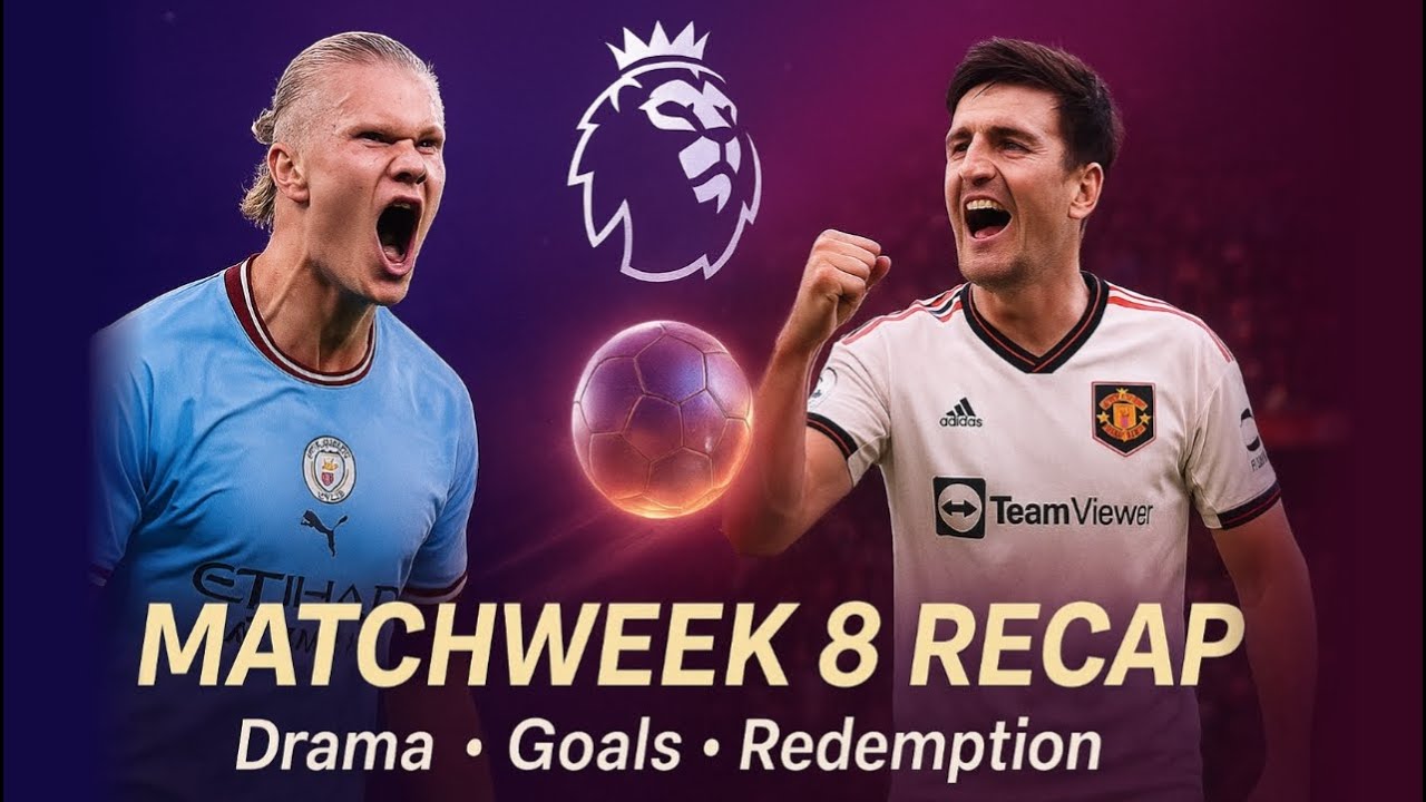 Premier League Matchweek 8 recap 🔥 | Haaland Dominates, Maguire Redeems!