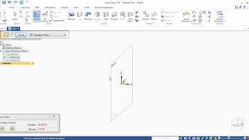 3D Part Drawing Using SOLID EDGE ST9 Software