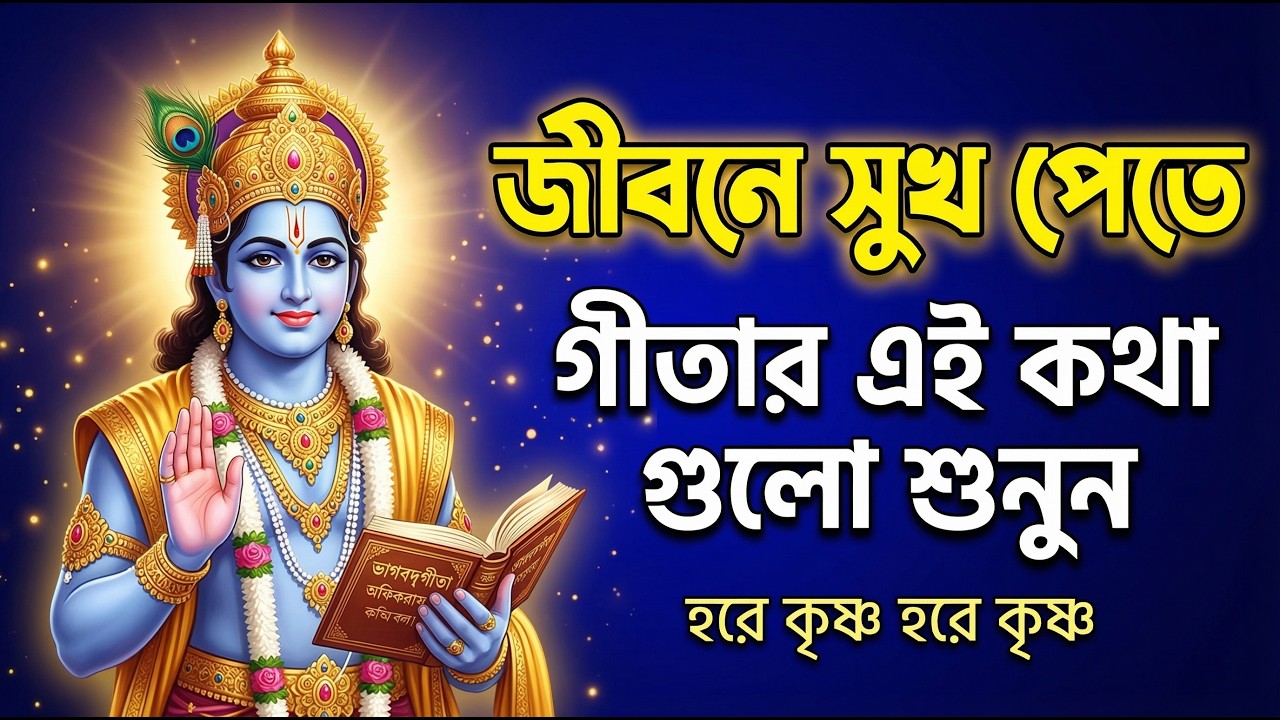 জোরে সুখ পেতে এই কথাগুলো শুনুন ।#কৃষ্ণভক্তি 