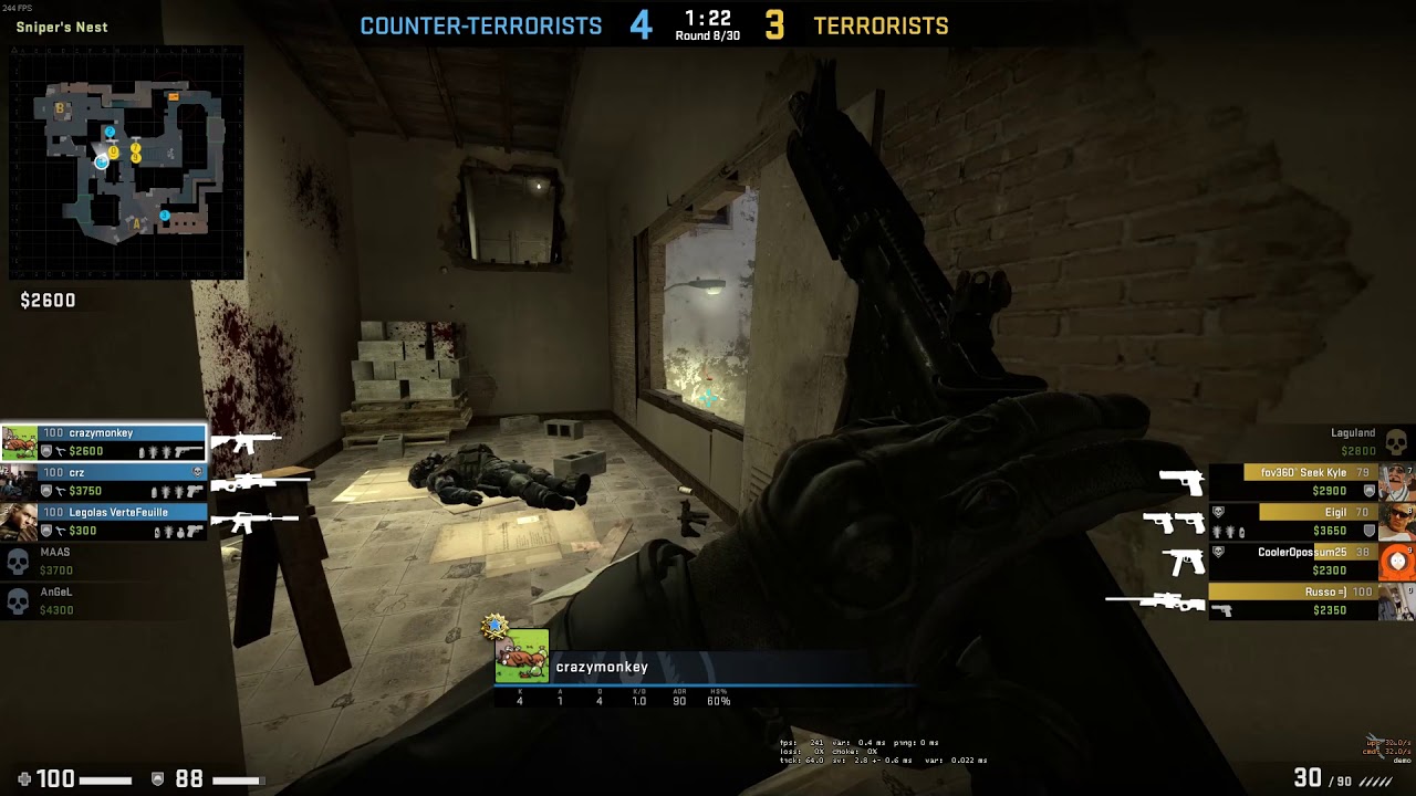 CS:GO Mirage CT Side