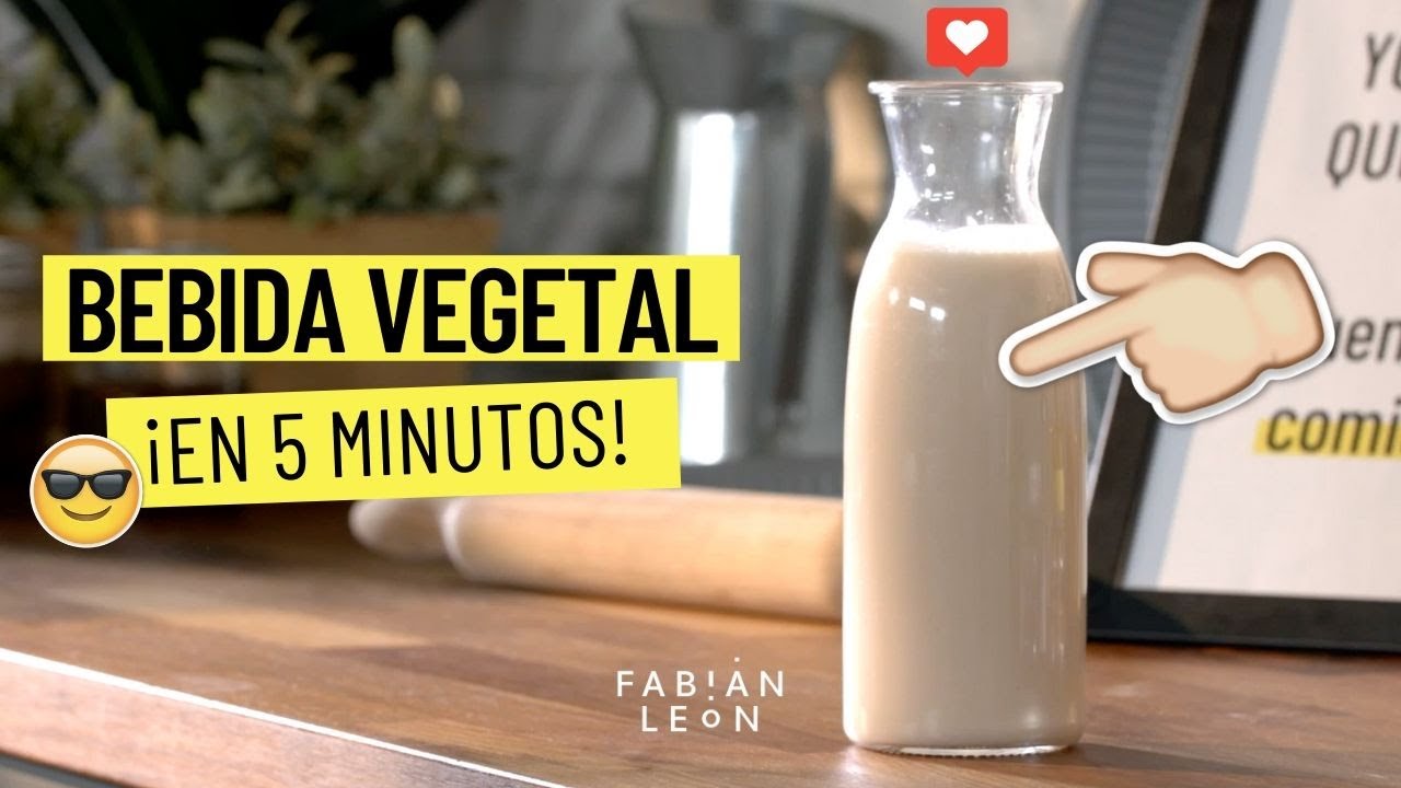 Cómo preparar tu propia BEBIDA VEGETAL | BEBIDA de AVELLANAS casera