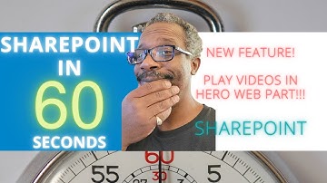 SharePoint: New Feature Alert! Play Videos Inside Hero Web Part!!!