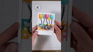 A colorful birthday card full of texture! #cardmaking #asmr #craft