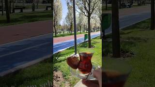 Baharın en güzel aylarından Nisan'da  Çorum kent park çiçekler açmış kuşlar cıvıl cıvıl #keşfet#doğa