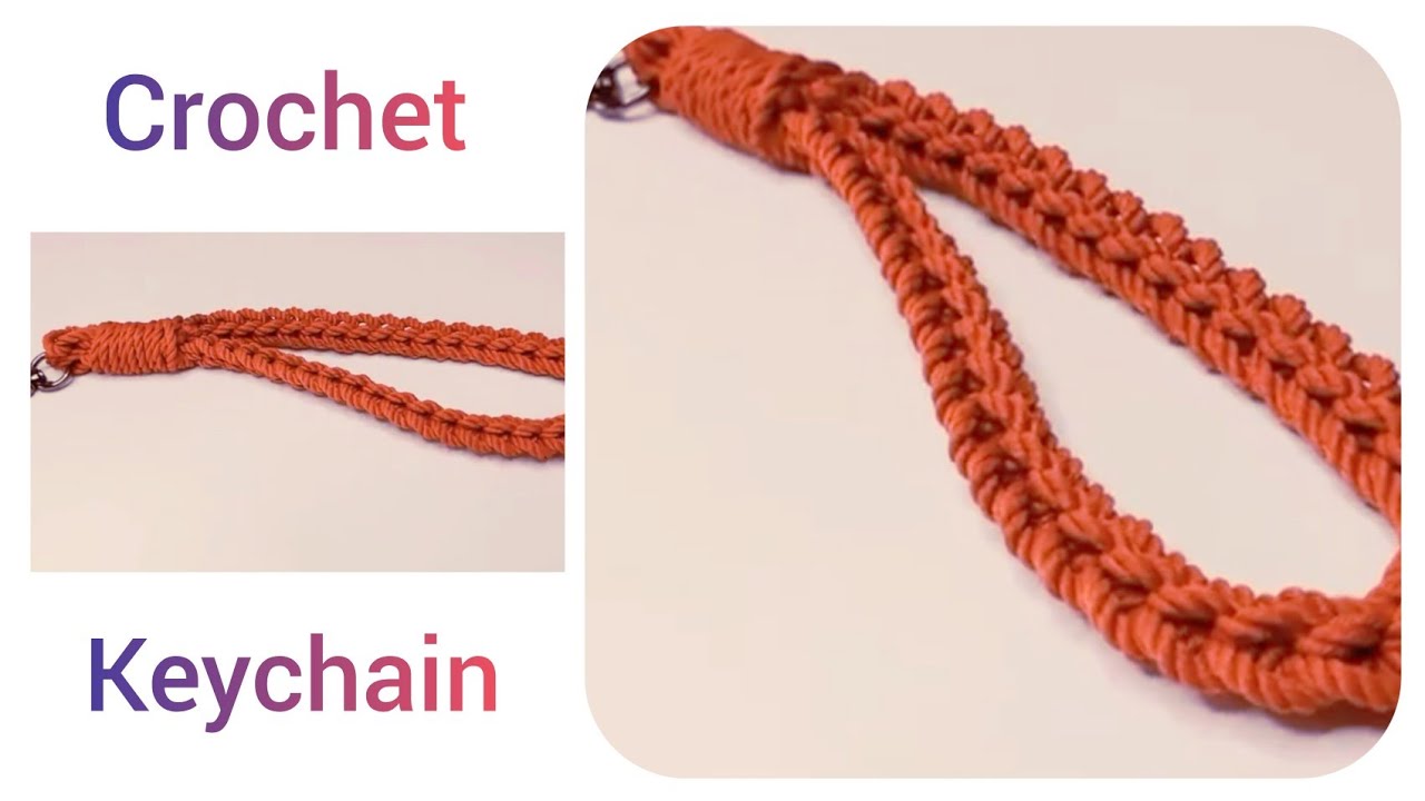 How to Crochet Wristlet Keychain || Easy & Simple Keychain Crochet for Beginners