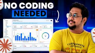 I Created a full dashboard in 5 minutes using AI (No Code)