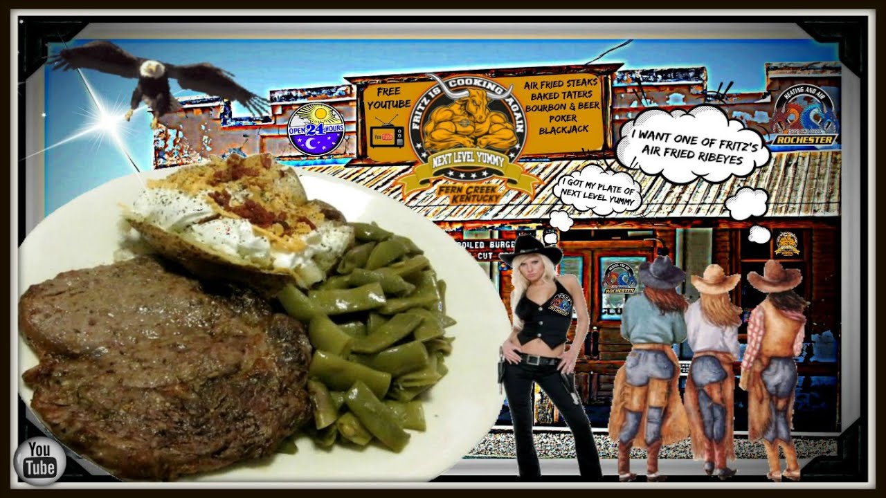 Cooks Essentials Air Fryer / Ribeye Steak - YouTube