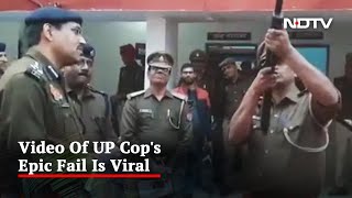 That's Not How You Load A Gun. Video Of UP Cop's Epic Fail Is Viral