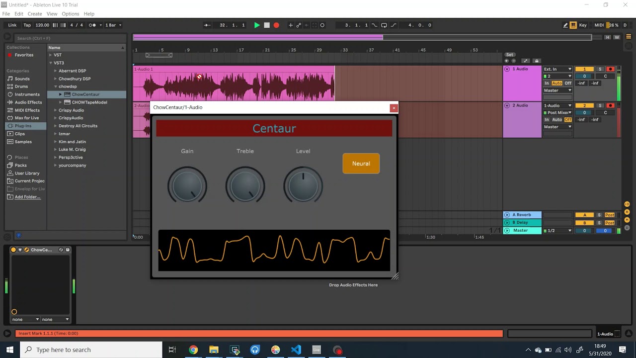 Klon Centaur Plugin Demo