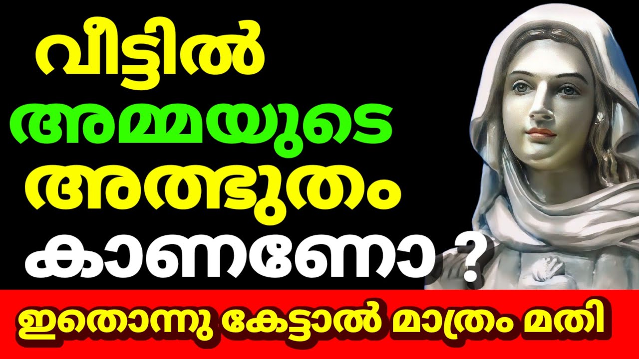 വീട്ടിൽ അമ്മയുടെ അത്ഭുതം കാണണോ ? ഇതൊന്നു കേട്ടാൽ മാത്രം മതി