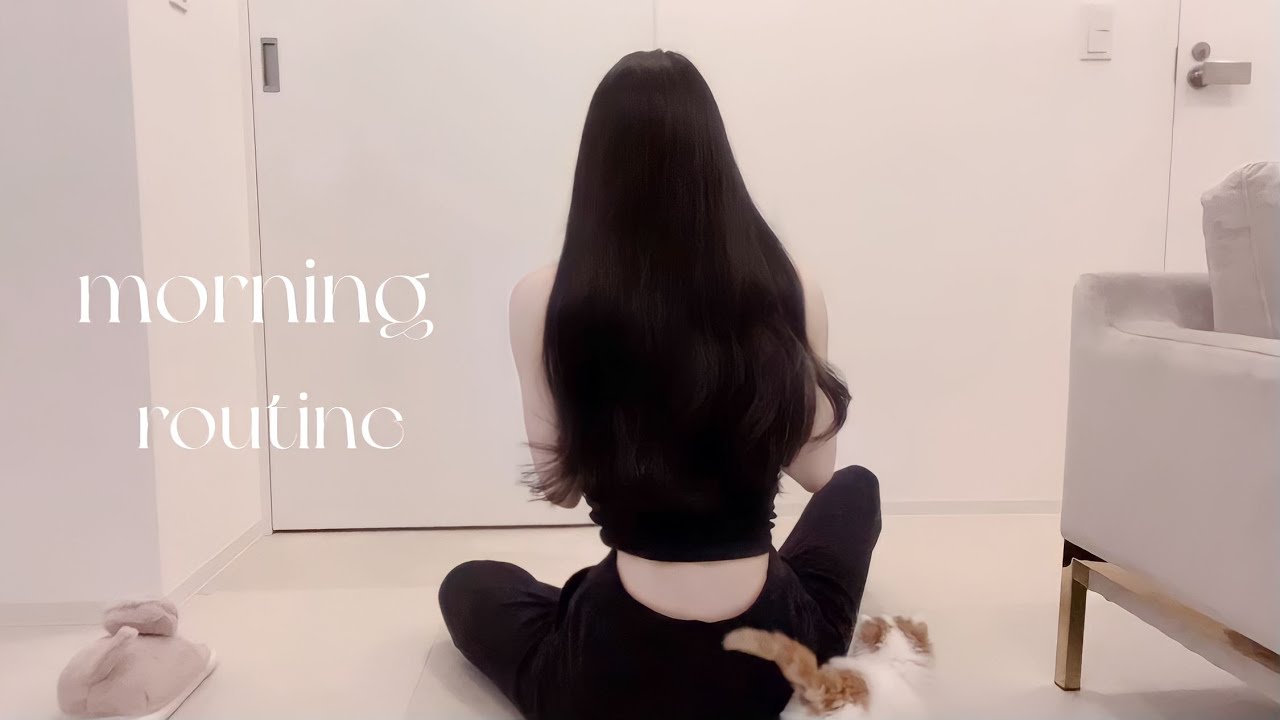 【VLOG】スタイルが良くて可愛いをキープしてる私の朝をご覧ください。