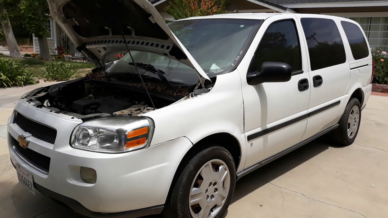 2008 chevrolet uplander cargo van