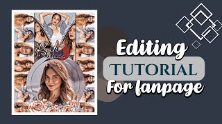 Editing Tutorial For Fanpages 🕊️•||• Picsart editing tutorial for fanpage 🌿|| Afrin's creation