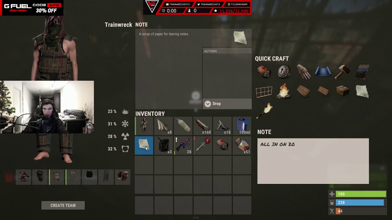 Train finds a NOTE | otv rust highlights