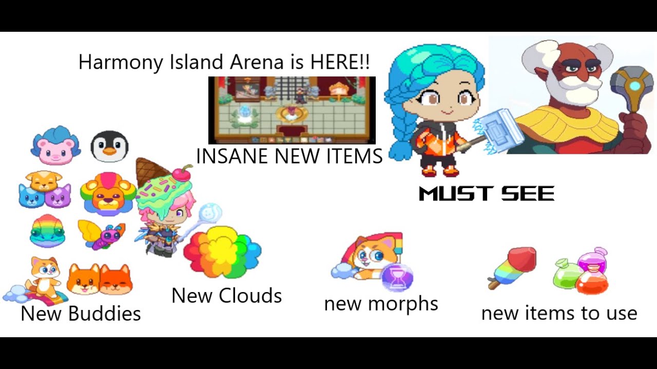 Prodigy: The HARMONY ISLAND ARENA IS HERE! INSANE NEW ITEM!! **MUST SEE**