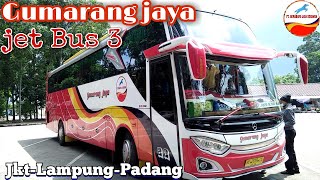 Bus Gumarang jaya terbaru jet bus3 / trip jakarta -Lampung - padang