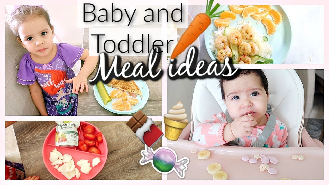 WHAT MY BABY AND TODDLER EAT IN A DAY! - YouTube