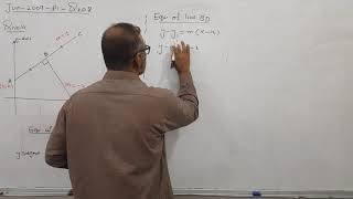 Jun 2009 P1 Q No 8 Topic AS Coordinate Geometry